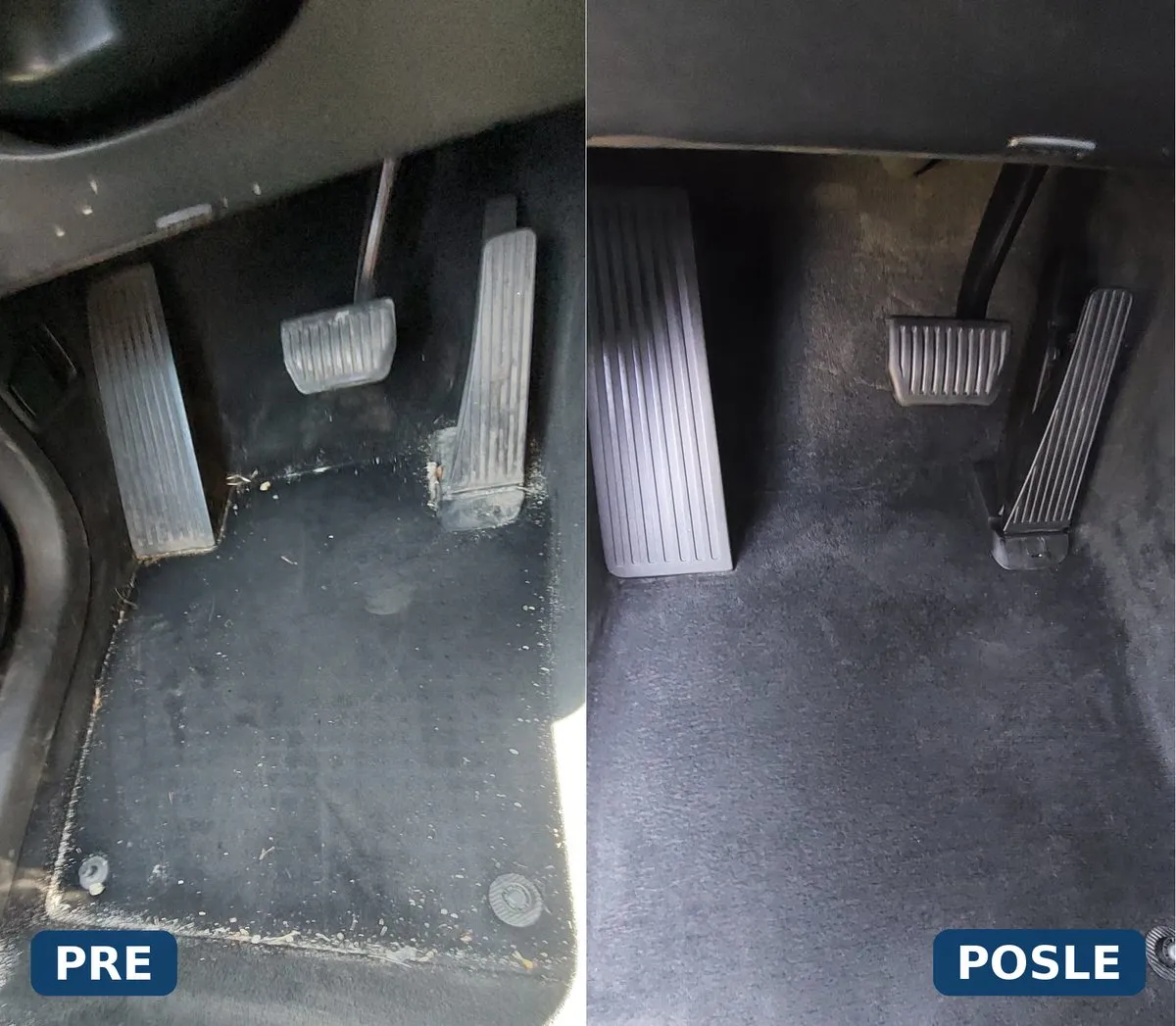 Auto patos — pre i posle
